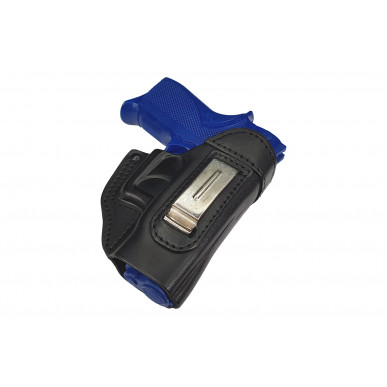 IWB 5 Leather Holster for Smith & Wesson 6906 Black VlaMiTex