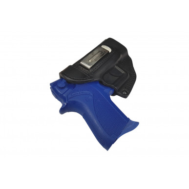IWB 5 Leather Holster for Smith & Wesson 6906 Black VlaMiTex