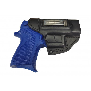 IWB 5 Leather Holster for Smith & Wesson 6906 Black VlaMiTex