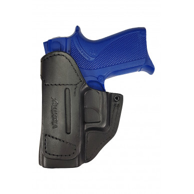 IWB 5 Leather Holster for Smith & Wesson 6906 Black VlaMiTex