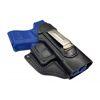 IWB pouzdro pro Glock 26–39 – kožené pouzdro pro subkompaktní pistole