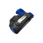 Funda de cuero IWB 5 para FN FNS-9c negra VlaMiTex