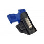 Funda de cuero IWB 5 para FN FNS-9c negra VlaMiTex
