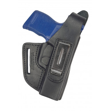 OWB / IWB 4-4 Leather Holster for Sig Sauer P365XL Black VlaMiTex
