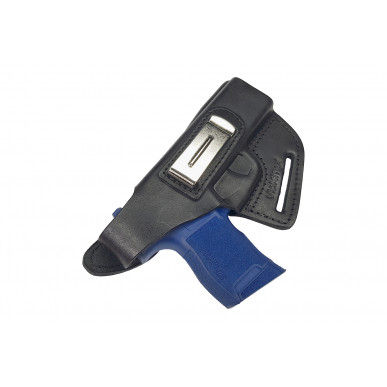 OWB / IWB 4-4 Leather Holster for Sig Sauer P365XL Black VlaMiTex
