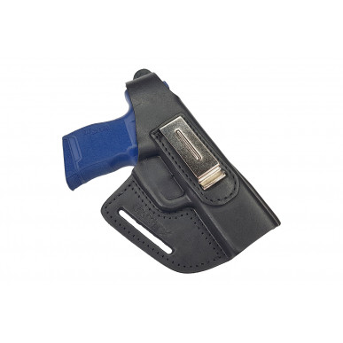 OWB / IWB 4-4 Leather Holster for Sig Sauer P365XL Black VlaMiTex