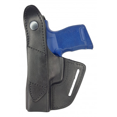 OWB / IWB 4-4 Leather Holster for Sig Sauer P365XL Black VlaMiTex