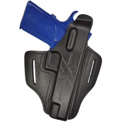 Leather Holster for Springfield 1911 OWB – Right-Handed with Snap Button