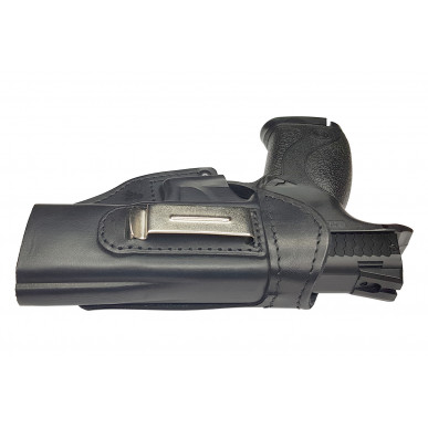 IWB 4 Leather Holster for Smith & Wesson M&P45 Black VlaMiTex