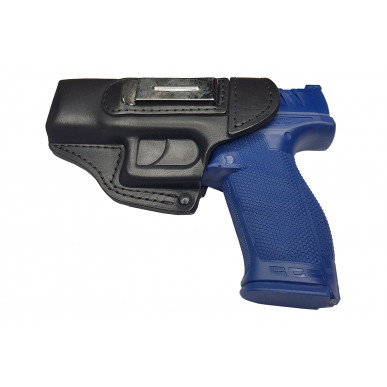 IWB kožené pouzdro pro Walther PDP 4 palce – levák, ploché a bezpečné