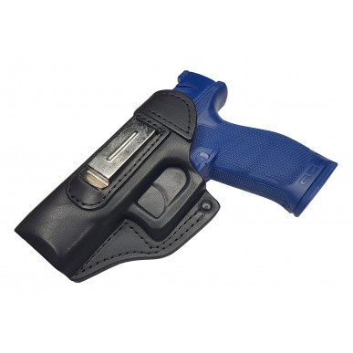 IWB kožené pouzdro pro Walther PDP 4 palce – levák, ploché a bezpečné