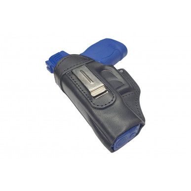 IWB Leather Holster for SW MP 9 Compact – Left-Handed, Slim and Durable