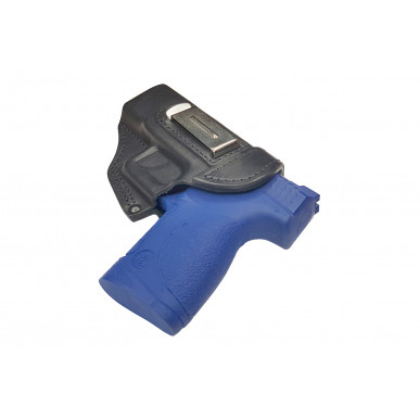IWB Leather Holster for SW MP 9 Compact – Left-Handed, Slim and Durable