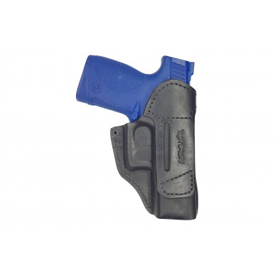 IWB kožené pouzdro pro SW MP 9 Compact – levák, ploché a robustní