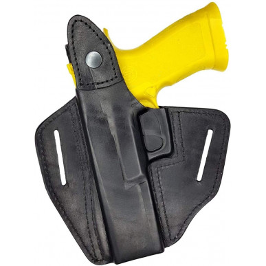 Fondina in pelle per Sig Sauer LDC 2 II OWB – Destrimano con bottone a pressione