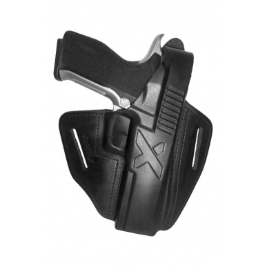 Leder Holster für Sig Sauer LDC 2 II OWB – Rechtshänder mit Druckknopf