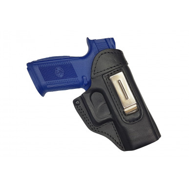 IWB Leather Holster for FN FNS-9 – Left-Handed, Compact & Concealed