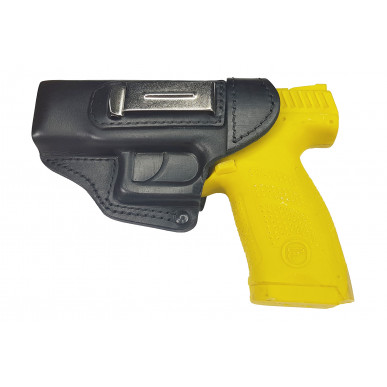 IWB kožené puzdro pre CZ P-10c – pre ľavákov & nenápadné