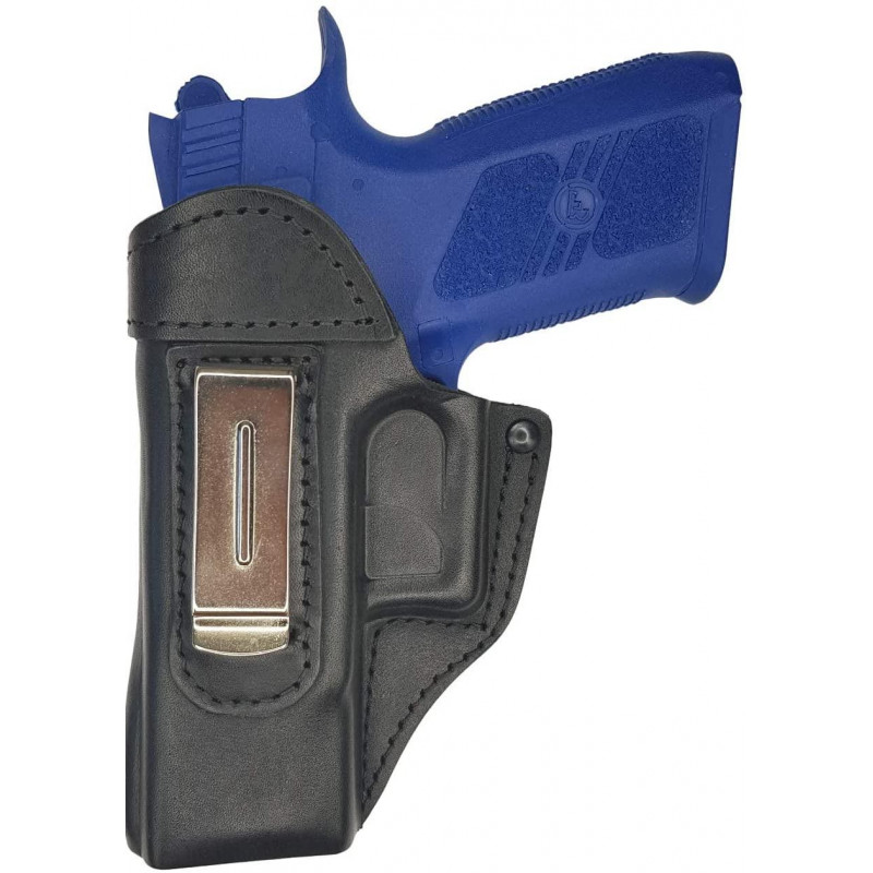 IWB 3Li Holster en cuir pour CZ 75 P-07 Duty noir pour gauchers