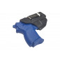 IWB 8 Leather Holster for Bersa Thunder 45 Black VlaMiTex
