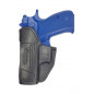 IWB 8 Leather Holster for CZ 75 Compact Black VlaMiTex