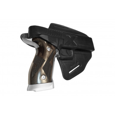 Leather Holster for Sig Sauer P320 X-Five OWB – Right-Handed with Snap Button
