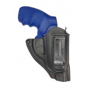 IWB 11 Kožené pouzdro na revolver pro Smith & Wesson 38 VlaMiTex – pohled zepředu