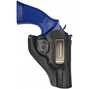 IWB 13 Leder Revolver Holster für Smith and Wesson 242 Verdeckte Trageweise VlaMiTex – von vorne