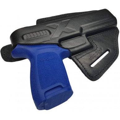 Leder Holster für Sig Sauer P320 M17 OWB – Rechtshänder mit Druckknopf