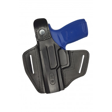 Nahkakotelo Sig Sauer P320 Carry OWB – Oikeakätinen, painonappi