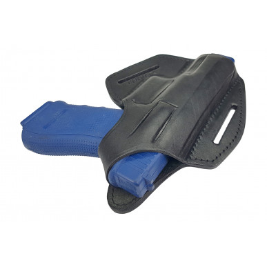 OWB Leder Pistolenholster Gürtel Holster für Glock 20, 21, 25, 38 – Linkshänder geeignet
