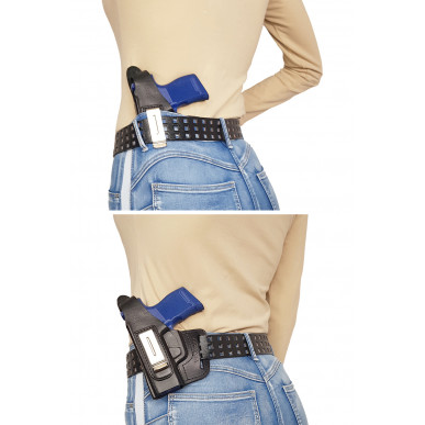 Zoraki 906용 가죽 홀스터 – 왼손잡이, OWB 및 IWB 착용 가능