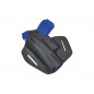 BXLi Funda de Cuero para Cinturón para Pistolas Glock 19 23 32, color negro.