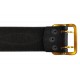 G1 Cinturón de piel de 5 cm de ancho negro VlaMiTex