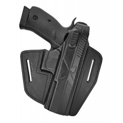 B15 Leather Holster for CZ SP-01 Shadow 1 black VlaMiTex