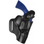R4Li Leather Revolver Holster for RUGER SERVICE SIX 3-Inch Barrel Left-Handed