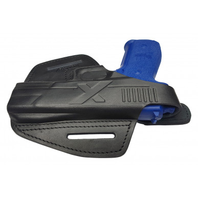 נרתיק עור לאקדח סיג זאואר P226 OWB – ליד ימין עם כפתור לחיצה