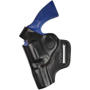 R4Li Leather Revolver Holster for Röhm RG 89N RG89 2.5 Inch Barrel Left-Handed – front view