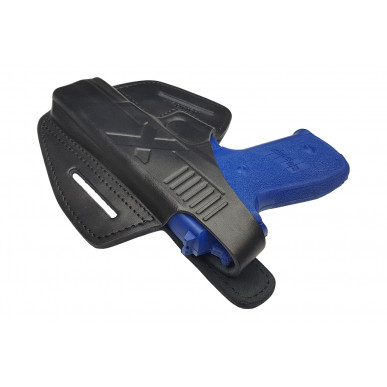 נרתיק עור לאקדח סיג זאואר P226 OWB – ליד ימין עם כפתור לחיצה