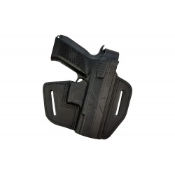 B18 Pistolera de piel para CZ 75 P-07 Duty negro VlaMiTex