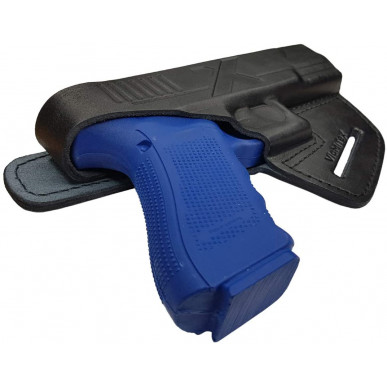 Leather Holster for Glock 20 21 35 38 OWB – Right-Handed with Snap Button