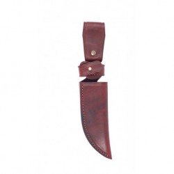 J31 Leather Knife Sheath, fits up to 35 x 130 mm blade knives, brown, VlaMiTex