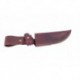 J32 Funda de piel para cuchillo de 35 x 150 mm marrón VlaMiTex
