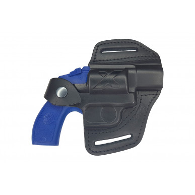 R1 Leather Revolver Holster for Smith & Wesson 649 Black VlaMiTex