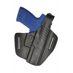 B8 真皮槍套 適用 Heckler & Koch P8 (USP) 黑色 VlaMiTex – 正面