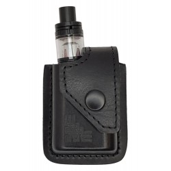 i1 Leather Vape Bag Case for SMOK Qbox Kit 50w black VlaMiTex