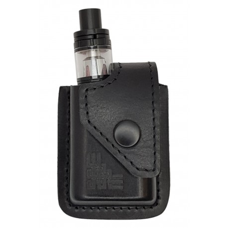 i1 Чехол кожаный для SMOK Qbox Kit 50 черный, VlaMiTex
