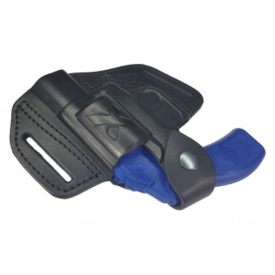 R1 Leather Revolver Holster for Smith & Wesson 34 Black VlaMiTex