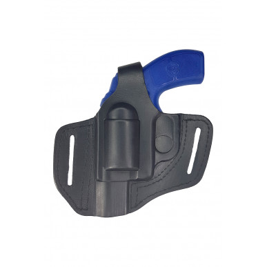 R1 Leather Revolver Holster for Smith & Wesson 34 Black VlaMiTex
