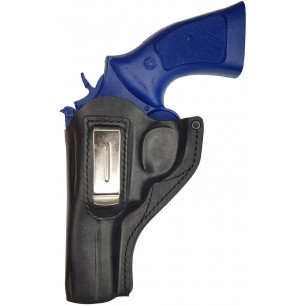 IWB 14Li kožené pouzdro na revolver pro Smith and Wesson 986 pro leváky – pohled zepředu